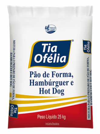 MISTURA PARA PÃO DE FORMA, HAMB. E HOT DOG 25KG RÁFIA